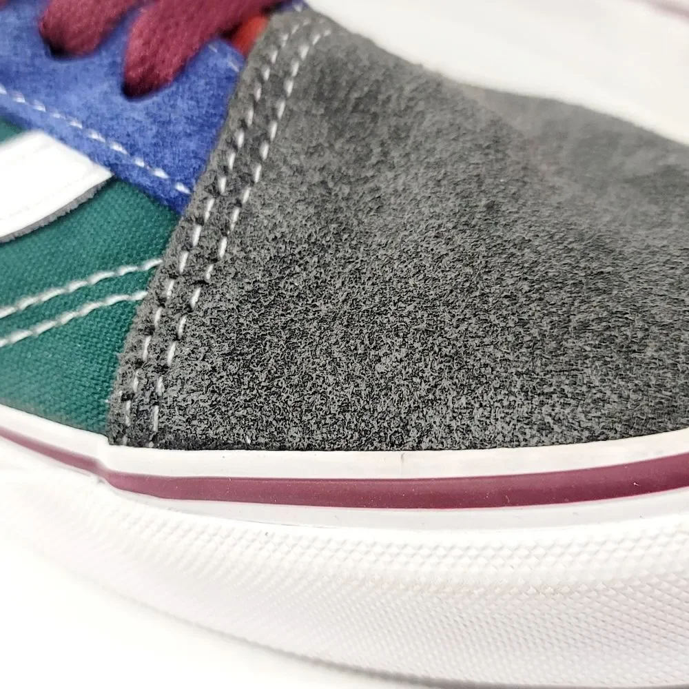 VANS Old Skool Yacht Club Sneakers Blue Green Yellow Colorblock 8.5M/10W EUC